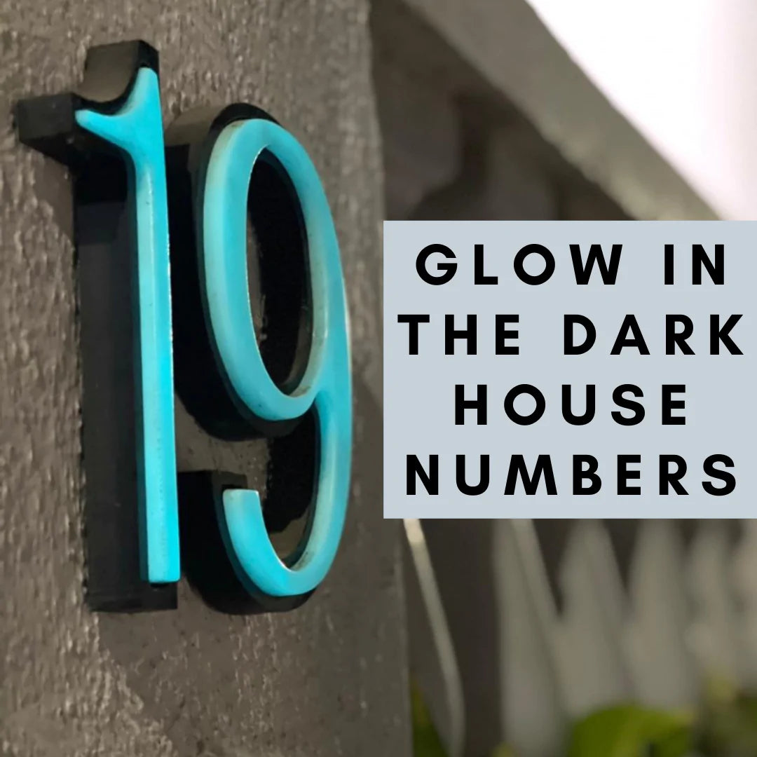 Eco-Friendly Lighting Solutions: The Advantages of Solar-Powered / Glow in the Dark House Numbers