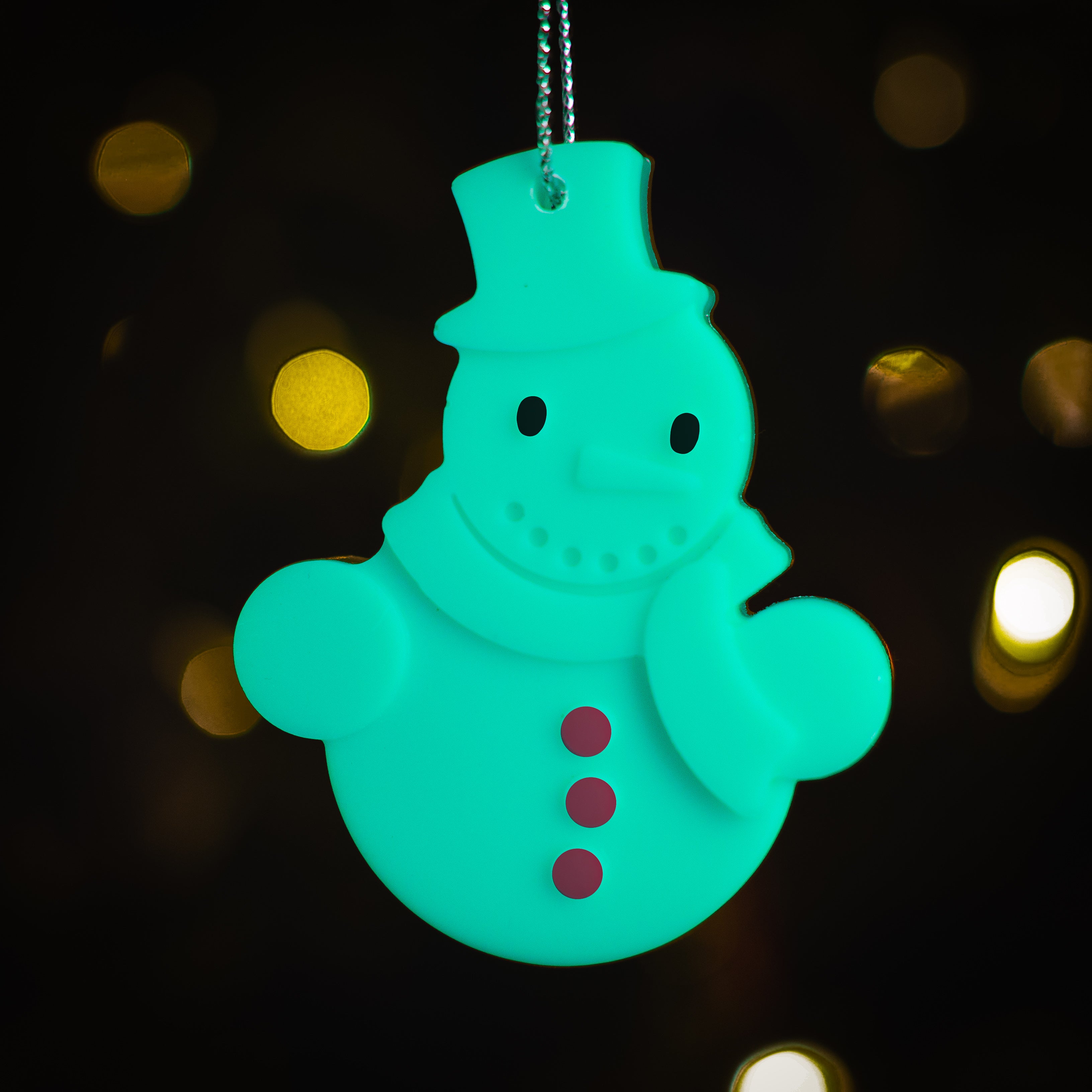 Glow in the Dark Christmas Ornaments