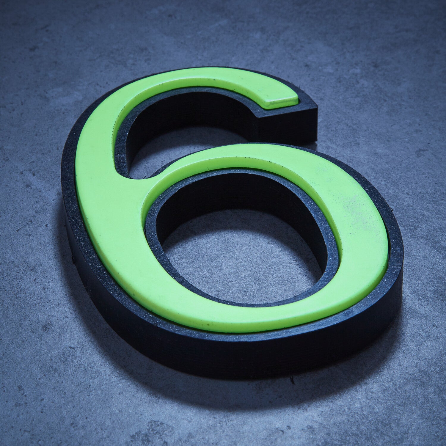 Glow in the Dark House Numbers - Green / Solar Powered House Numbers - Green