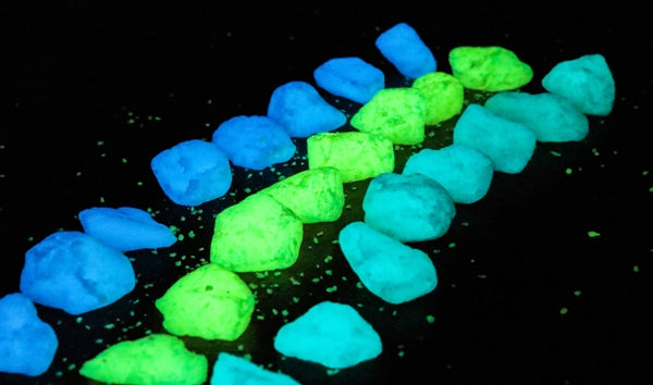 16-25mm Premium Grade Glow in the Dark Aggregates/ Glow Rocks / Glow Gravel / Glow Pebbles / Glow Geodes / Landscaping / Glow chips / Glow Concrete / DIY