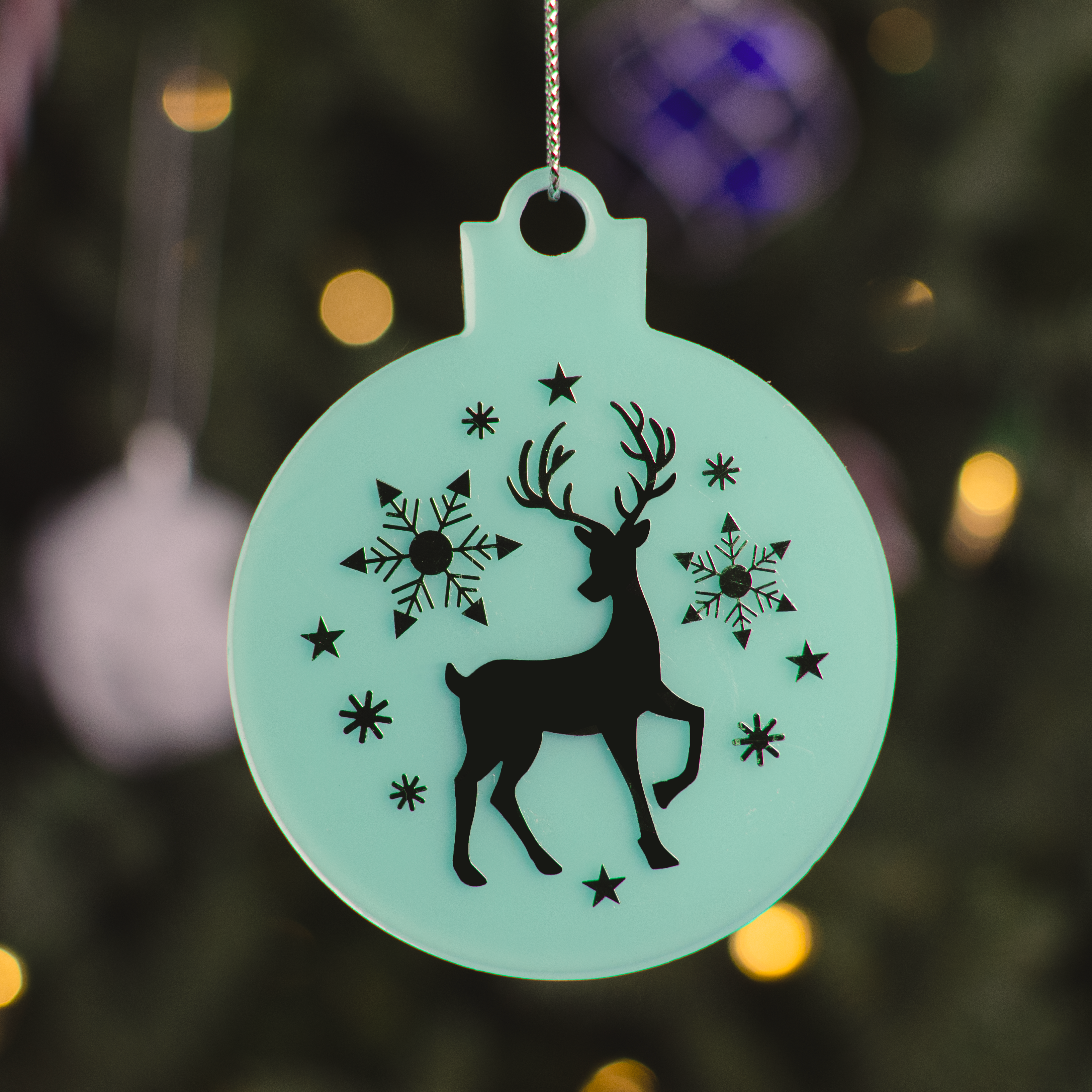 Glow in the dark Holiday Ornament / Stocking Stuffer / Christmas Ornament