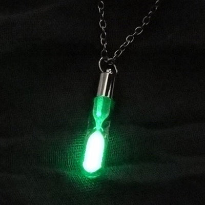 Glowing Hourglass Pendant