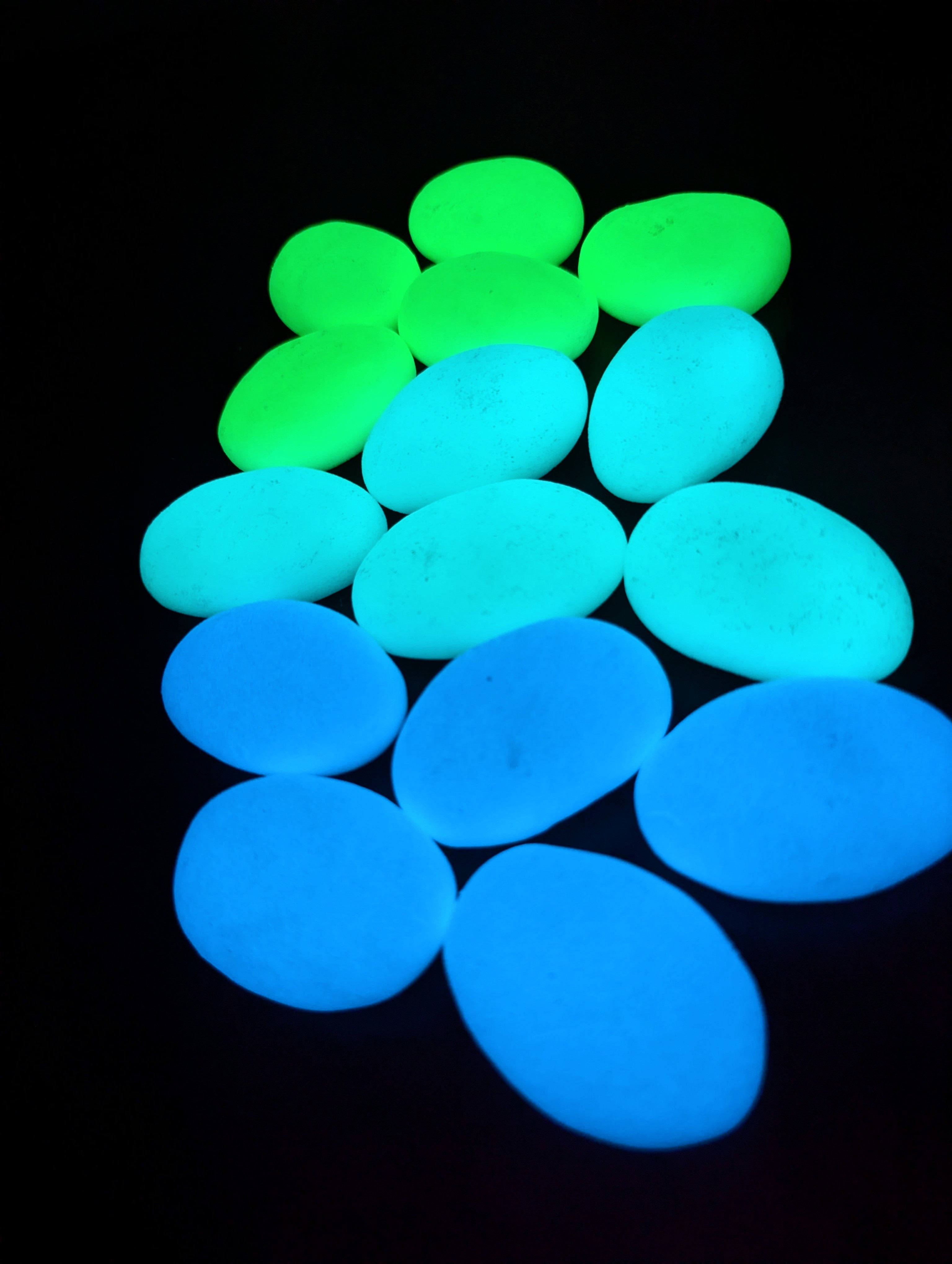 Large Glow Pebbles / Glow in the Dark Pebbles / Landscaping Stones / Garden Decor /Eco-Friendly Pebbles/ Decorative Stones / Outdoor Stones