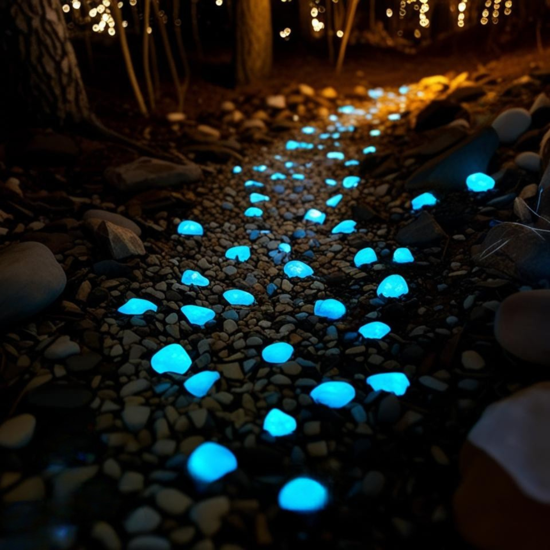 16-25mm Premium Grade Glow in the Dark Aggregates/ Glow Rocks / Glow Gravel / Glow Pebbles / Glow Geodes / Landscaping / Glow chips / Glow Concrete / DIY