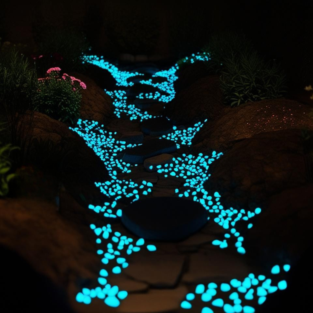 16-25mm Premium Grade Glow in the Dark Aggregates/ Glow Rocks / Glow Gravel / Glow Pebbles / Glow Geodes / Landscaping / Glow chips / Glow Concrete / DIY