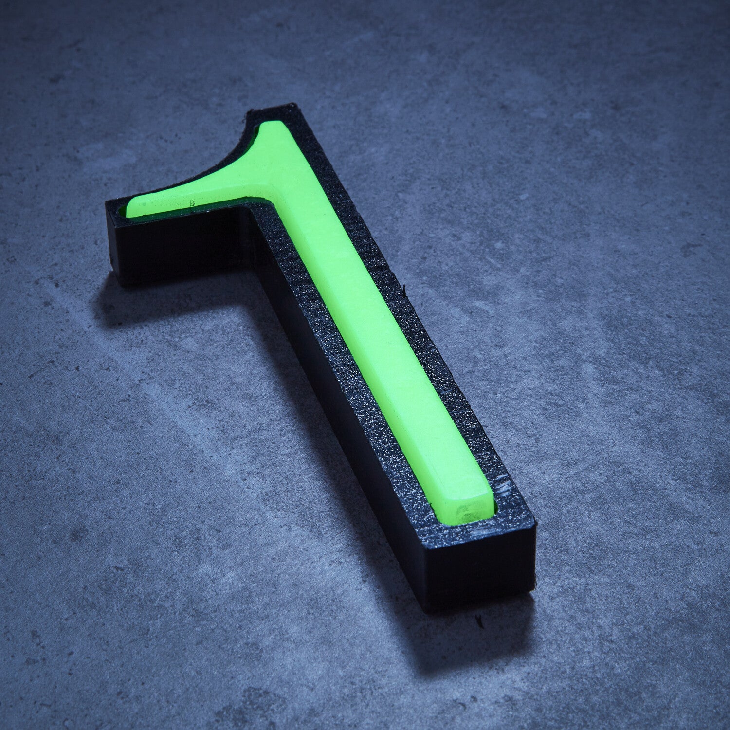 Glow in the Dark House Numbers - Green / Solar Powered House Numbers - Green